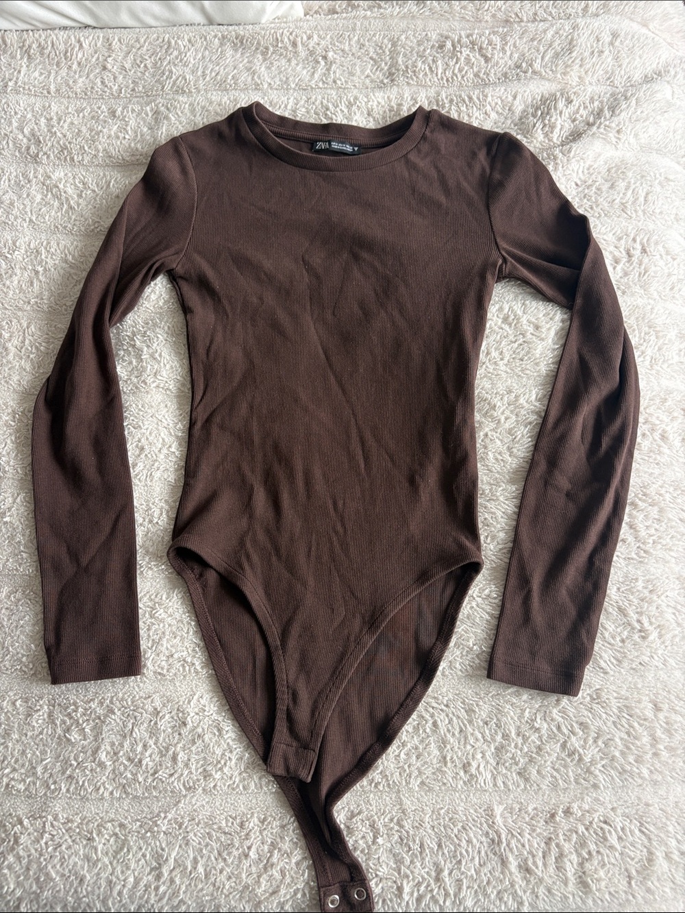 Zara ribbed bodysuit size medium